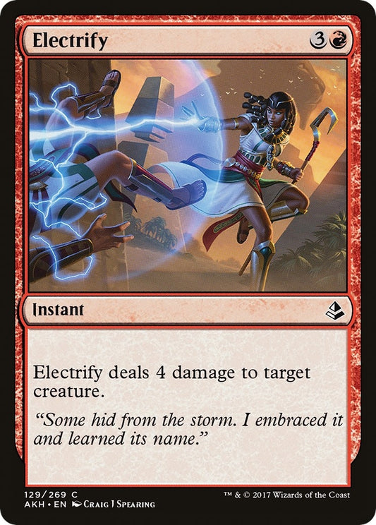 Image for Electrify (129) (Amonkhet) - Magic: The Gathering
