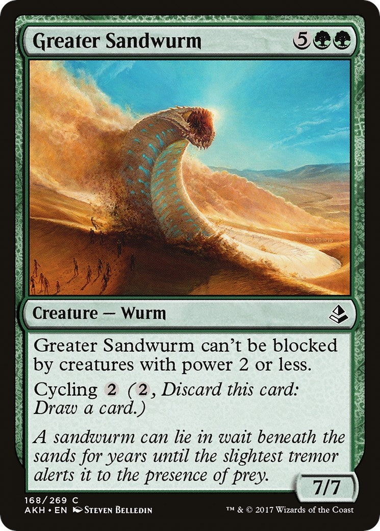 Image for Greater Sandwurm (168) (Amonkhet) - Magic: The Gathering