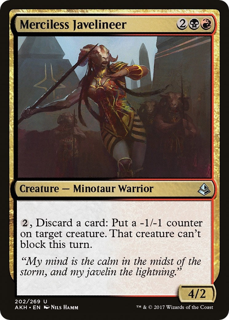 Image for Merciless Javelineer (202) (Amonkhet) - Magic: The Gathering