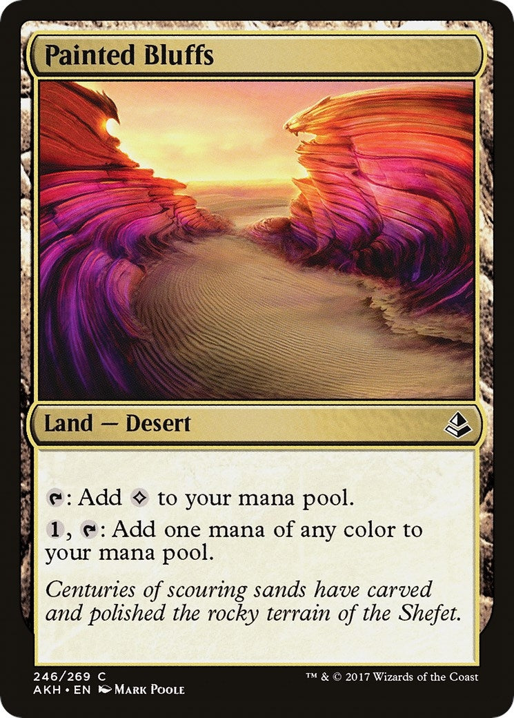 Image for Painted Bluffs (246) (Amonkhet) - Magic: The Gathering