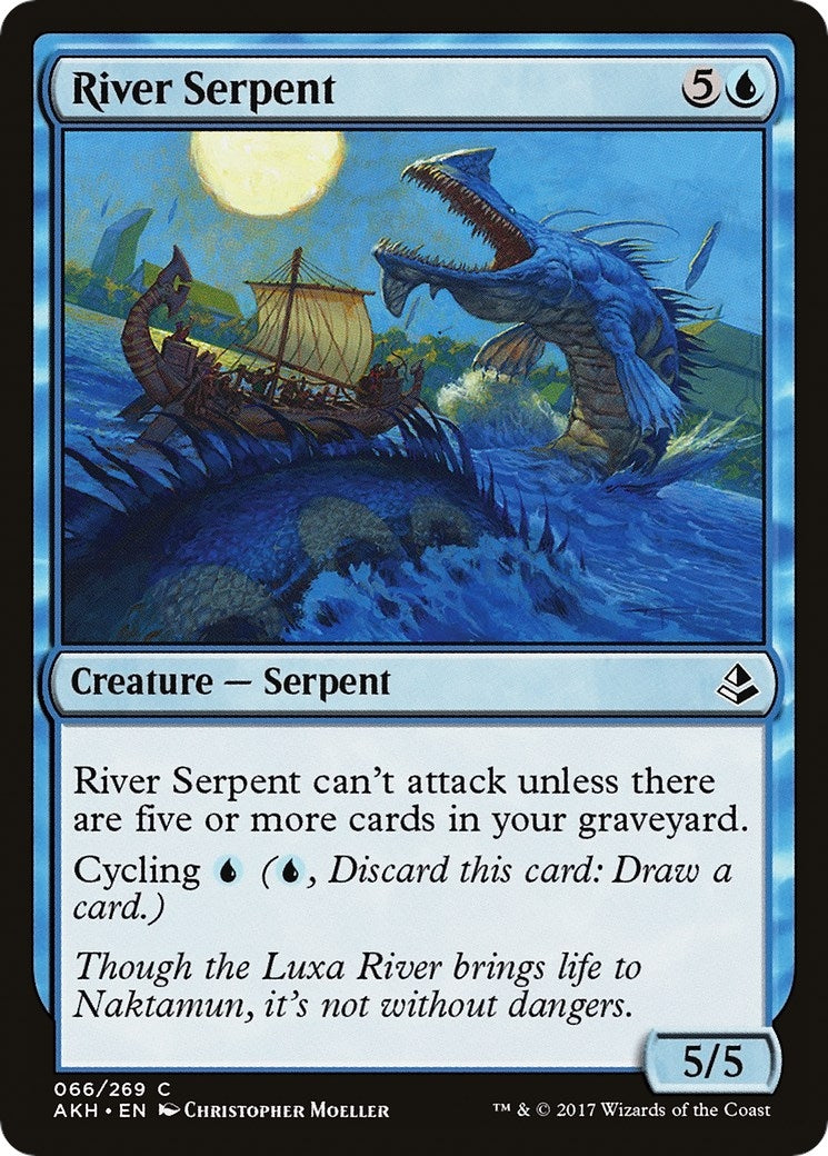 Image for River Serpent (66) (Amonkhet) - Magic: The Gathering