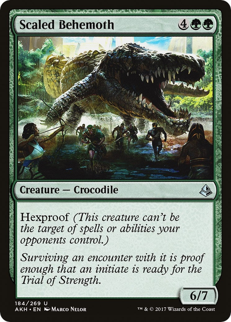 Image for Scaled Behemoth (184) (Amonkhet) - Magic: The Gathering