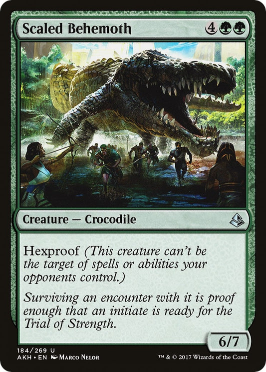 Image for Scaled Behemoth (184) (Amonkhet) - Magic: The Gathering