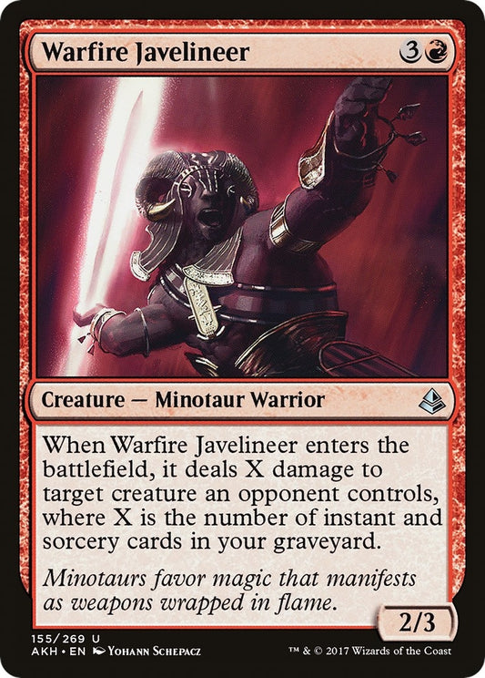 Image for Warfire Javelineer (155) (Amonkhet) - Magic: The Gathering