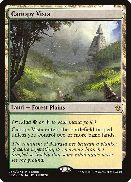 Image for Canopy Vista (234) (Standard Showdown Promos) - Magic: The Gathering