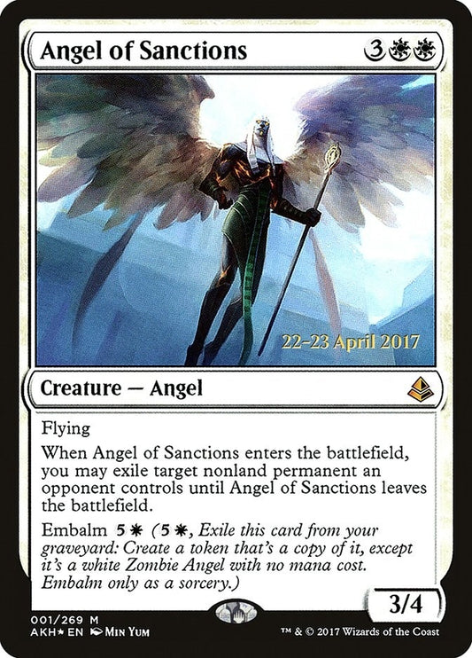 Image for Angel of Sanctions (1) (Prerelease Cards) - Magic: The Gathering