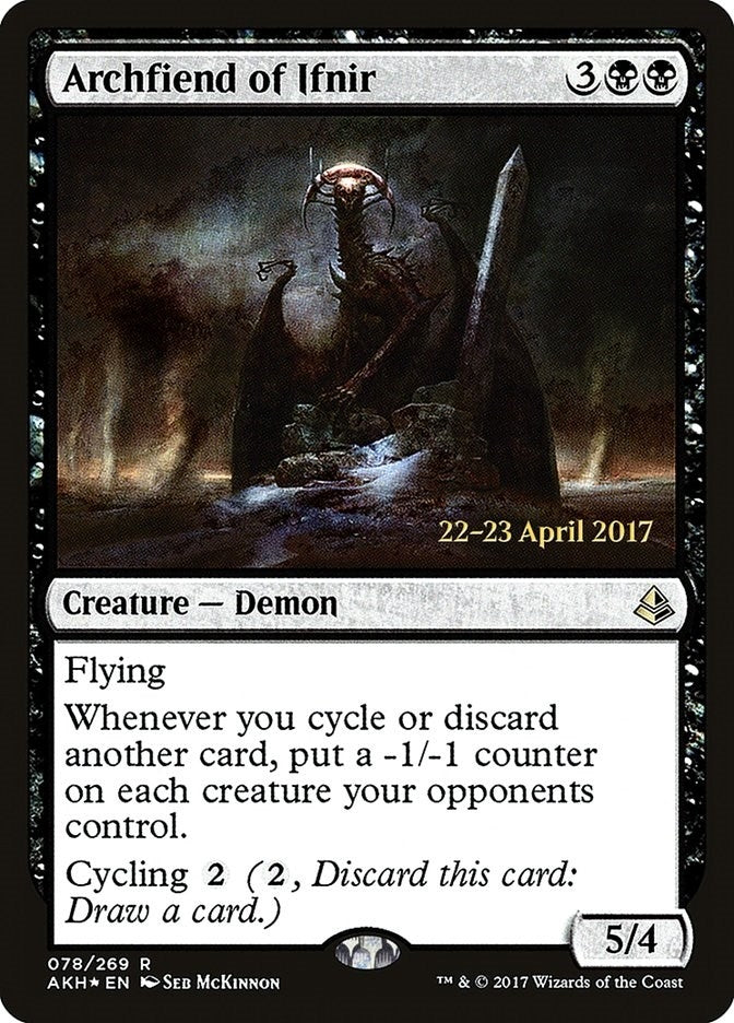Image for Archfiend of Ifnir (78) (Prerelease Cards) - Magic: The Gathering