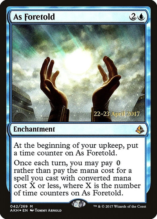 Image for As Foretold (42) (Prerelease Cards) - Magic: The Gathering
