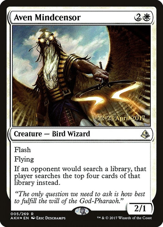 Image for Aven Mindcensor (5) (Prerelease Cards) - Magic: The Gathering