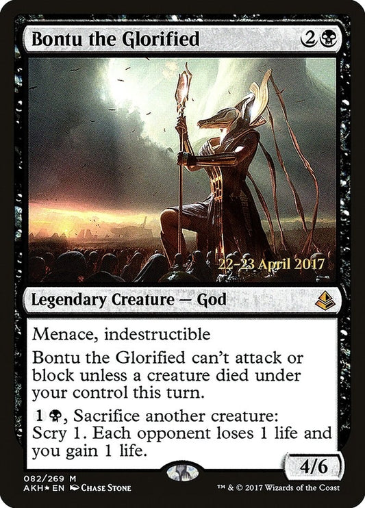 Image for Bontu the Glorified (82) (Prerelease Cards) - Magic: The Gathering