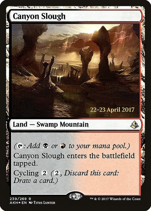 Image for Canyon Slough (239) (Prerelease Cards) - Magic: The Gathering