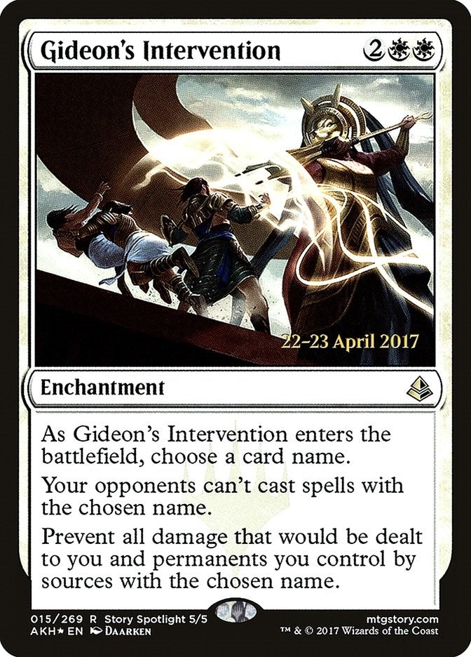 Image for Gideon's Intervention (15) (Prerelease Cards) - Magic: The Gathering