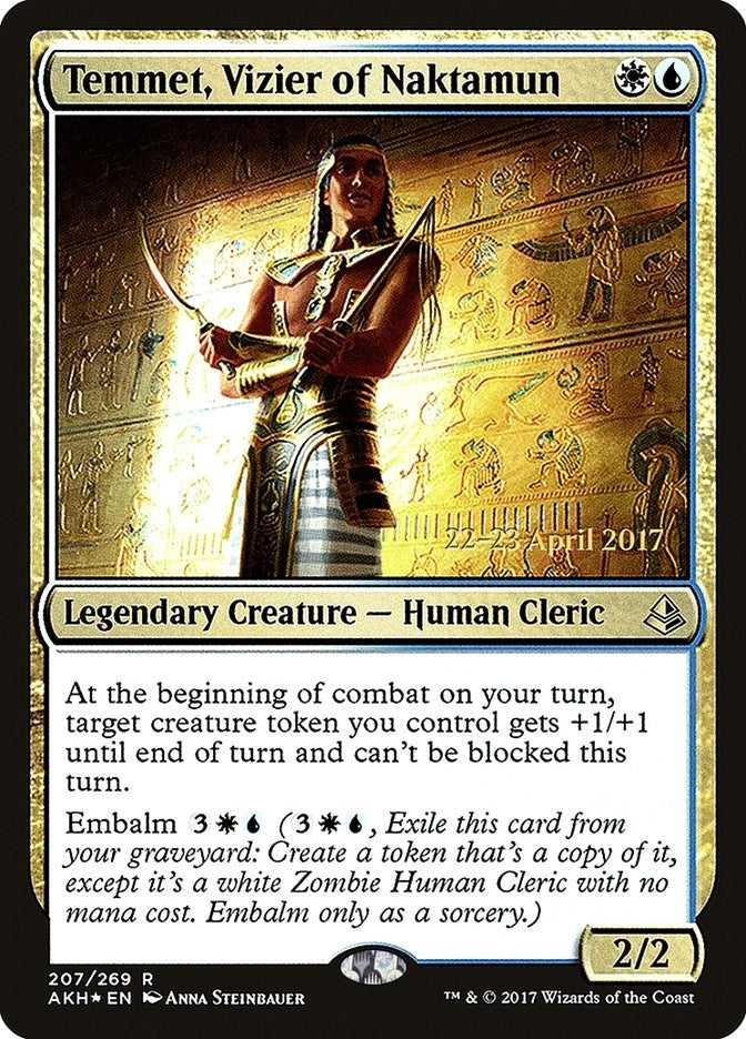 Image for Temmet, Vizier of Naktamun (207) (Prerelease Cards) - Magic: The Gathering