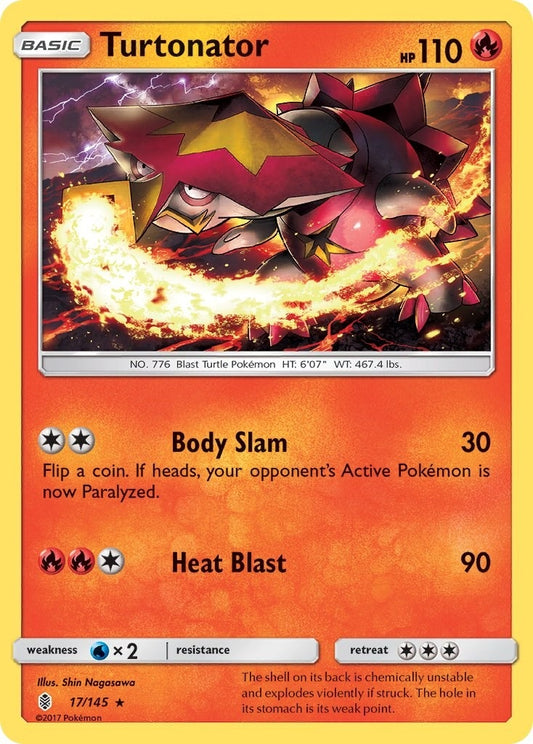 Image for Turtonator (17/145) (SM - Guardians Rising) - Pokemon