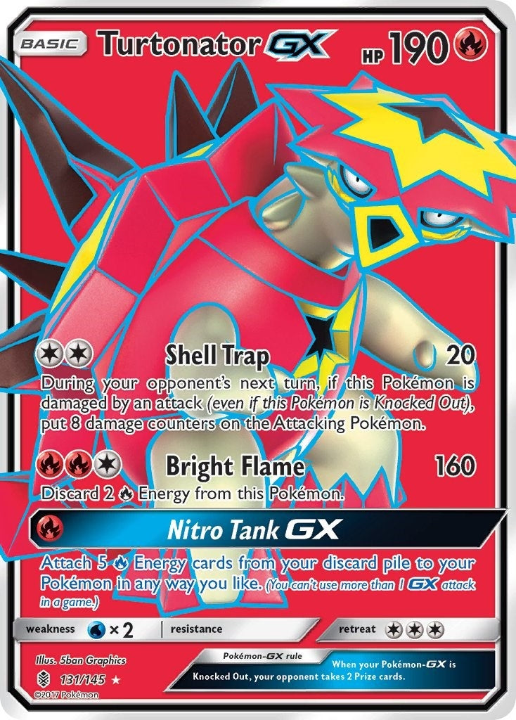 Image for Turtonator GX (Full Art) (131/145) (SM - Guardians Rising) - Pokemon
