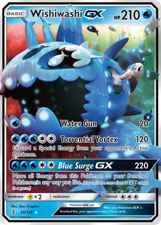Image for Wishiwashi GX (38/145) (SM - Guardians Rising) - Pokemon