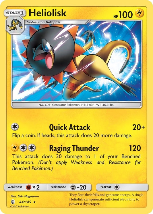 Image for Heliolisk (44/145) (SM - Guardians Rising) - Pokemon