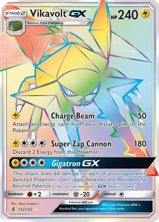 Image for Vikavolt GX (Secret) (152/145) (SM - Guardians Rising) - Pokemon