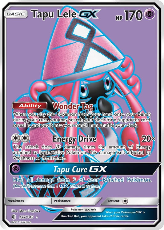 Image for Tapu Lele GX (Full Art) (137/145) (SM - Guardians Rising) - Pokemon
