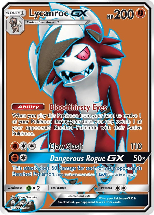 Image for Lycanroc GX (Full Art) (138/145) (SM - Guardians Rising) - Pokemon