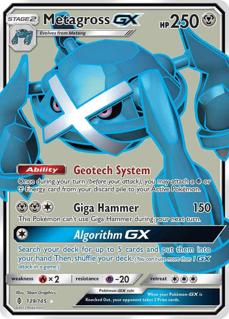 Image for Metagross GX (Full Art) (139/145) (SM - Guardians Rising) - Pokemon