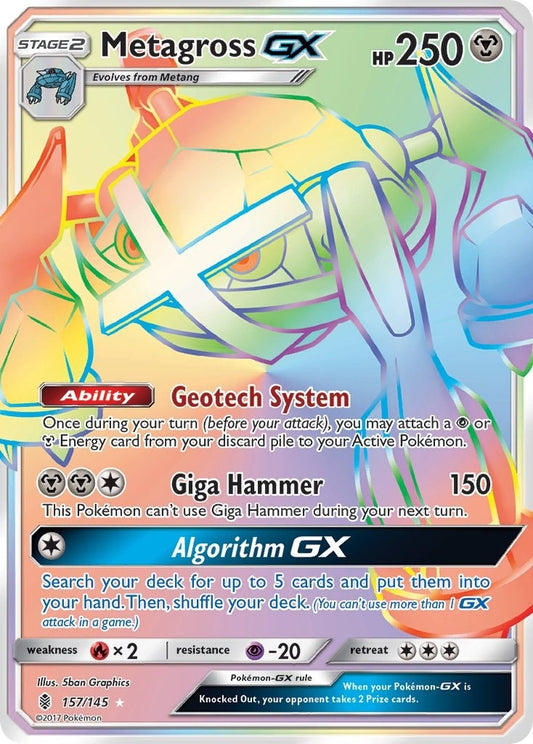 Image for Metagross GX (Secret) (157/145) (SM - Guardians Rising) - Pokemon