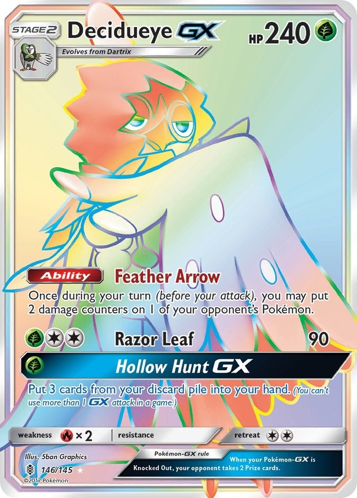 Image for Decidueye GX (Secret) (146/145) (SM - Guardians Rising) - Pokemon