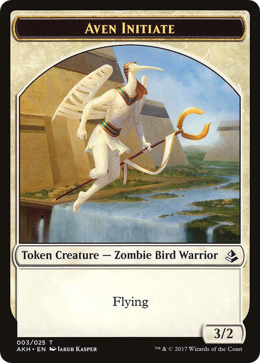 Image for Aven Initiate // Snake Double-Sided Token (3 // 23) (Amonkhet) - Magic: The Gathering