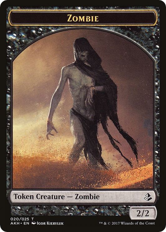 Image for Zombie // Trueheart Duelist Token (20 // 13) (Amonkhet) - Magic: The Gathering