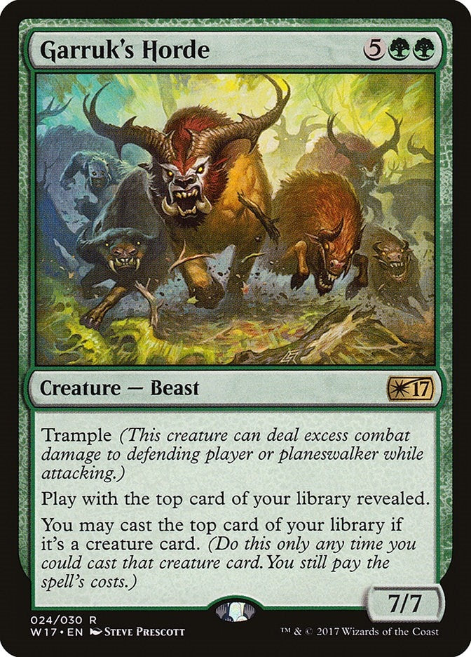 Image for Garruk's Horde (24) (Welcome Deck 2017) - Magic: The Gathering