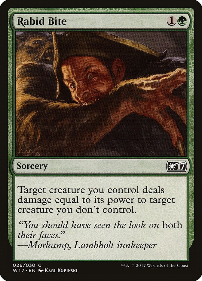 Image for Rabid Bite (26) (Welcome Deck 2017) - Magic: The Gathering
