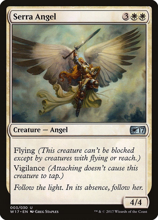 Image for Serra Angel (3) (Welcome Deck 2017) - Magic: The Gathering