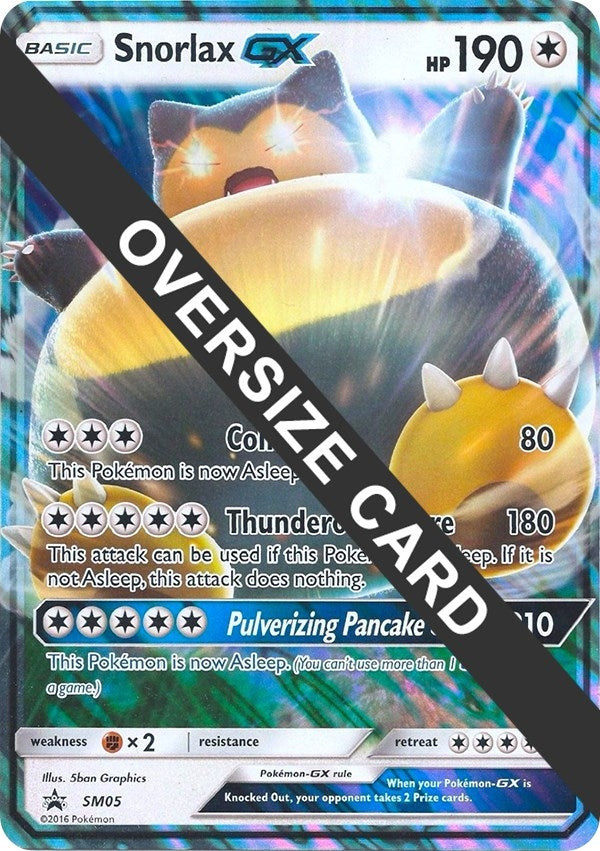 Image for Snorlax GX - SM05 (SM05) (Jumbo Cards) - Pokemon