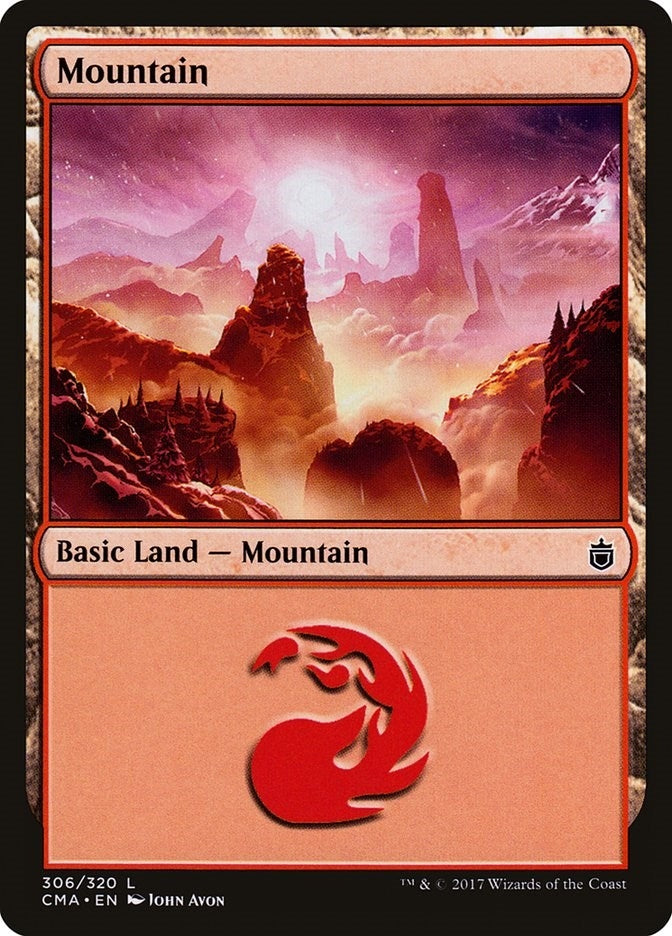 Image for Mountain (306) (306) (Commander Anthology) - Magic: The Gathering