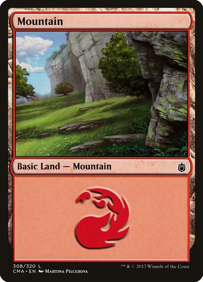 Image for Mountain (308) (308) (Commander Anthology) - Magic: The Gathering