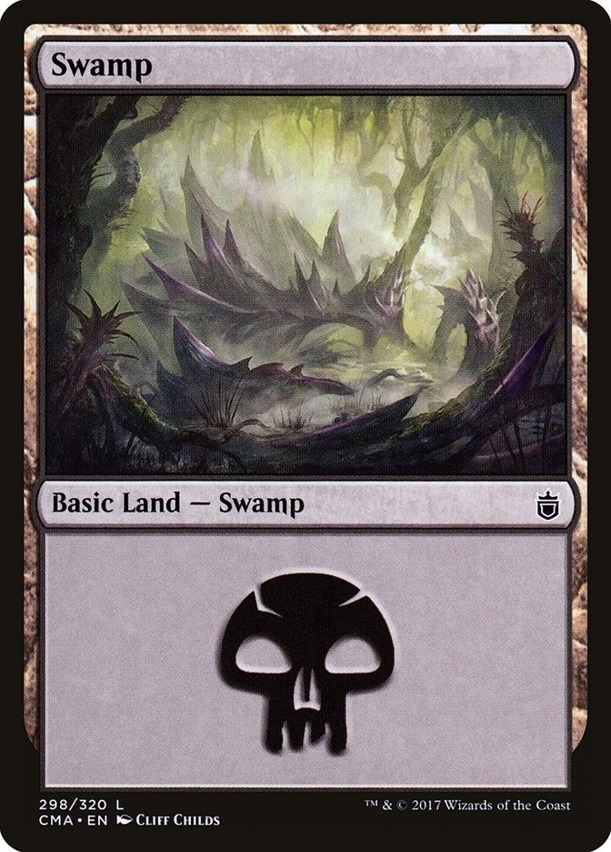 Image for Swamp (298) (298) (Commander Anthology) - Magic: The Gathering