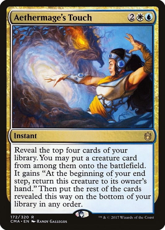 Image for Aethermage's Touch (172) (Commander Anthology) - Magic: The Gathering