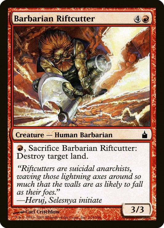 Image for Barbarian Riftcutter (114) (Ravnica: City of Guilds) - Magic: The Gathering