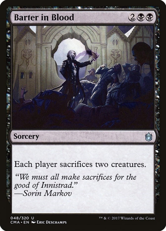 Image for Barter in Blood (48) (Commander Anthology) - Magic: The Gathering