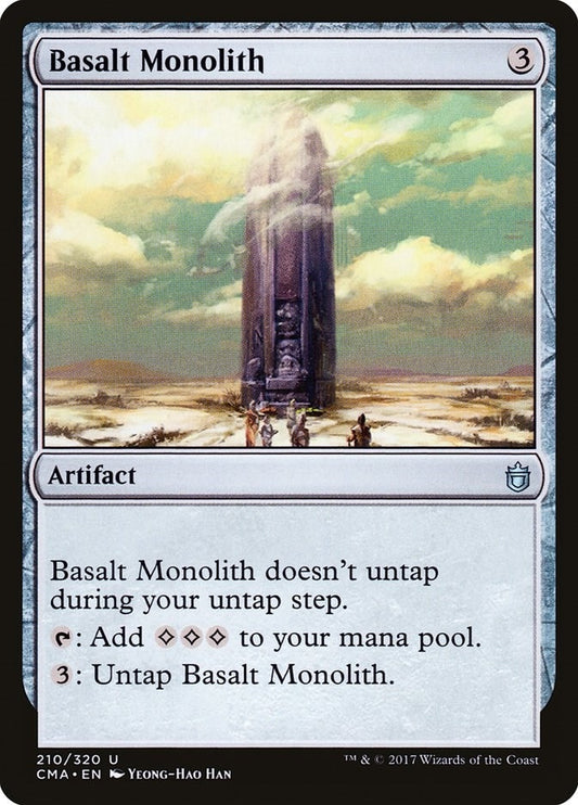 Image for Basalt Monolith (210) (Commander Anthology) - Magic: The Gathering
