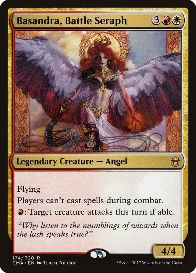 Image for Basandra, Battle Seraph (174) (Commander Anthology) - Magic: The Gathering