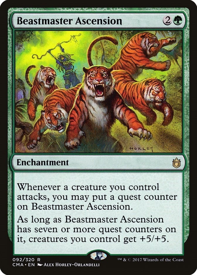 Image for Beastmaster Ascension (92) (Commander Anthology) - Magic: The Gathering