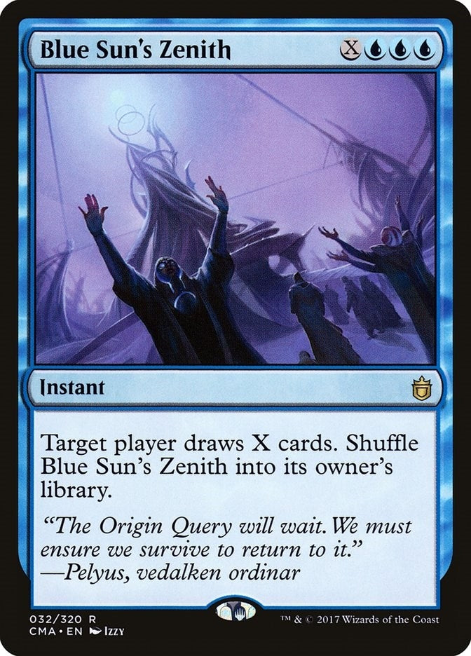 Image for Blue Sun's Zenith (32) (Commander Anthology) - Magic: The Gathering
