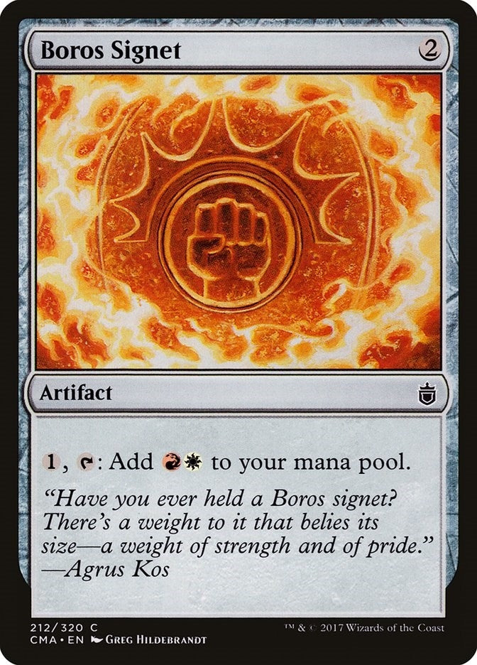Image for Boros Signet (212) (Commander Anthology) - Magic: The Gathering