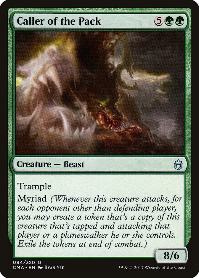 Image for Caller of the Pack (94) (Commander Anthology) - Magic: The Gathering