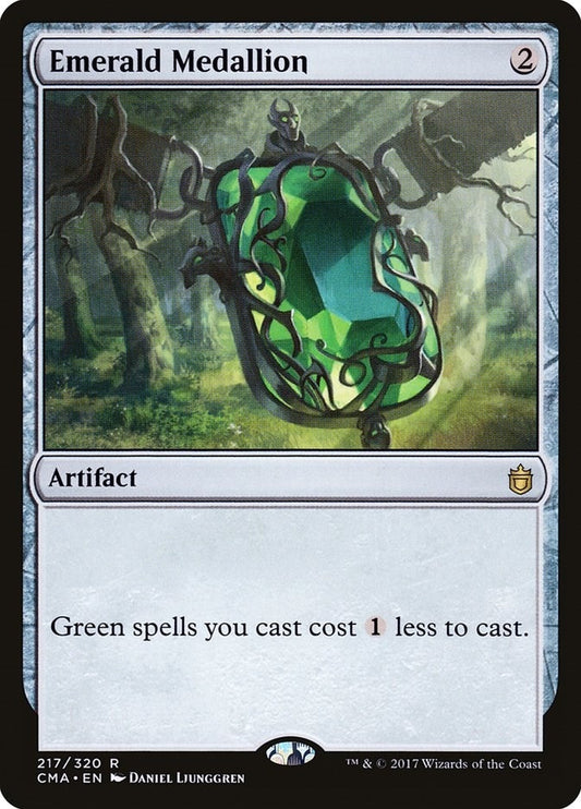 Image for Emerald Medallion (217) (Commander Anthology) - Magic: The Gathering