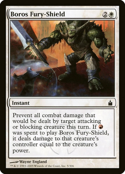 Image for Boros Fury-Shield (5) (Ravnica: City of Guilds) - Magic: The Gathering