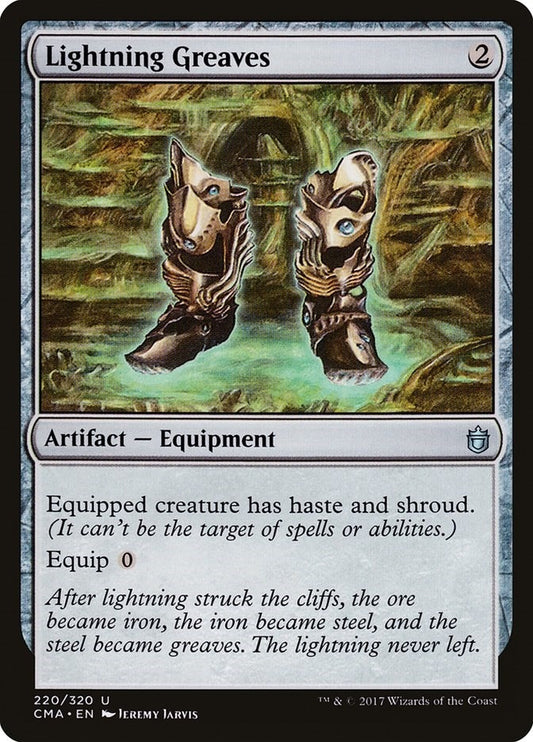 Image for Lightning Greaves (220) (Commander Anthology) - Magic: The Gathering