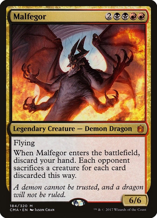 Image for Malfegor (184) (Commander Anthology) - Magic: The Gathering