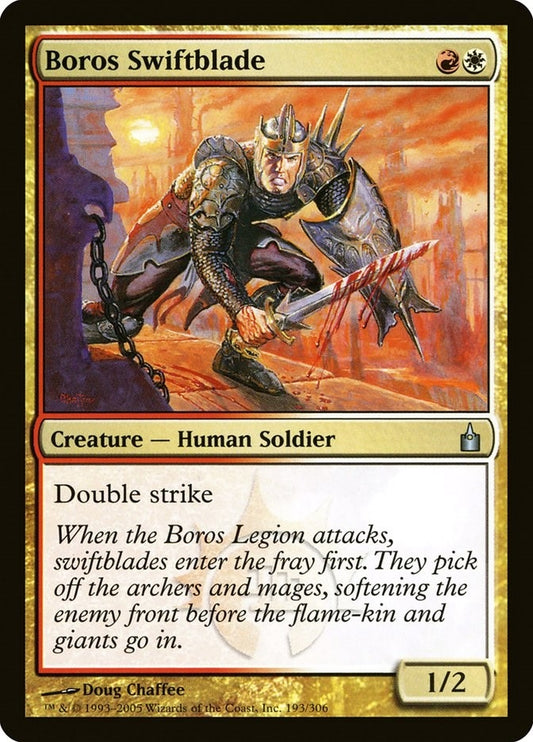 Image for Boros Swiftblade (193) (Ravnica: City of Guilds) - Magic: The Gathering